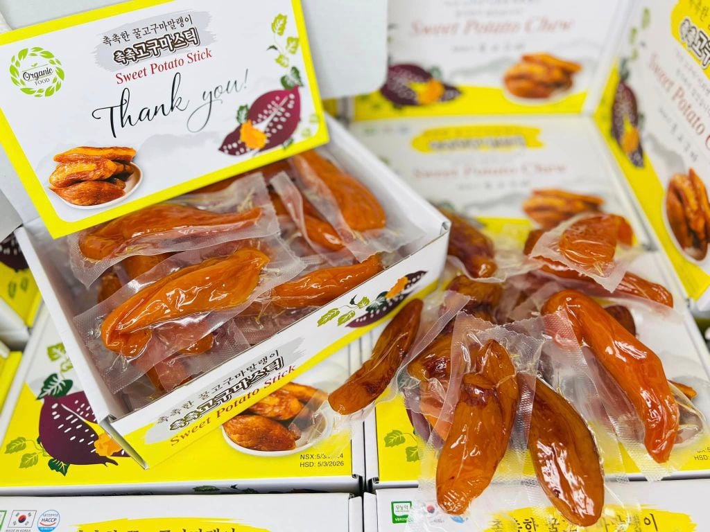 Khoai Lang Sấy Dẻo 1000g - Vị Ngon Khó Cưỡng, Bổ Dưỡng Cho Mọi Lứa Tuổi