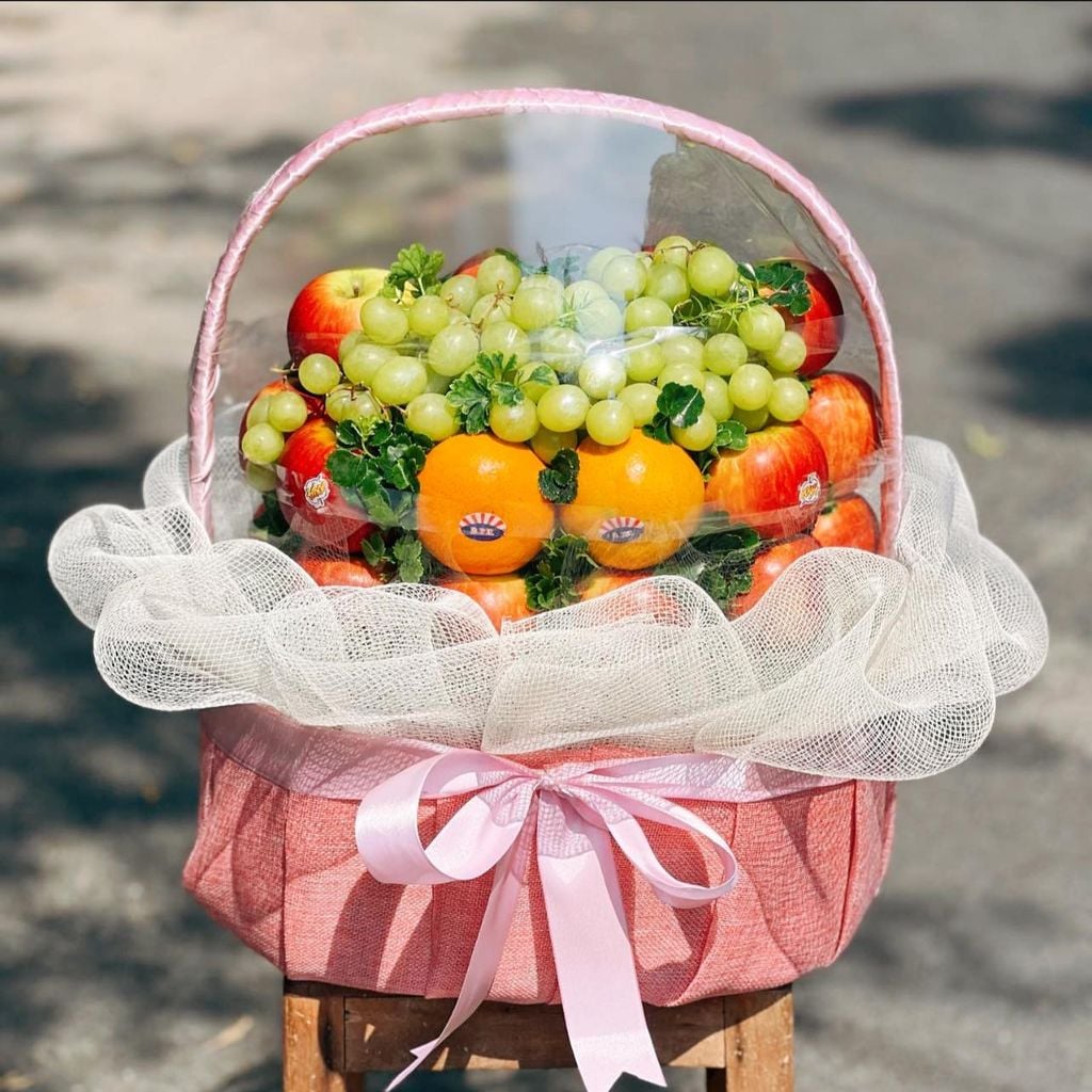 Giỏ Quà Trái Cây Nhập Khẩu biếu tặng các dịp - 08
