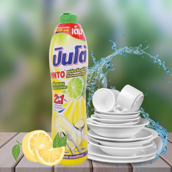 Nước Rửa Chén Pinto Thái 800ml - Sạch Bóng Mát, An Toàn Cho Mọi Gia Đình