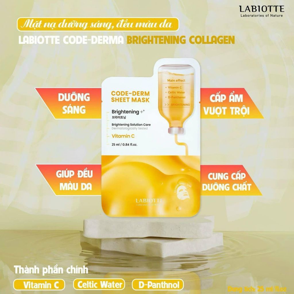 Mặt nạ LABIOTEE-COLLAGEN Hàn Quốc - 25ml
