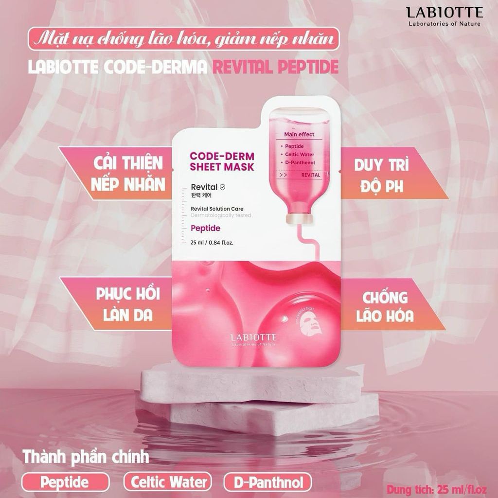 Mặt nạ LABIOTEE-COLLAGEN Hàn Quốc - 25ml
