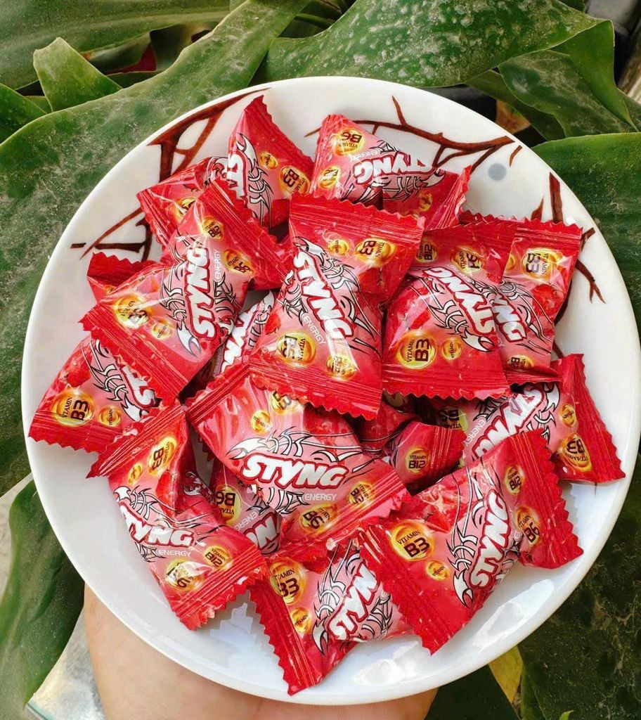 Kẹo Tăng Lực Sting Dâu