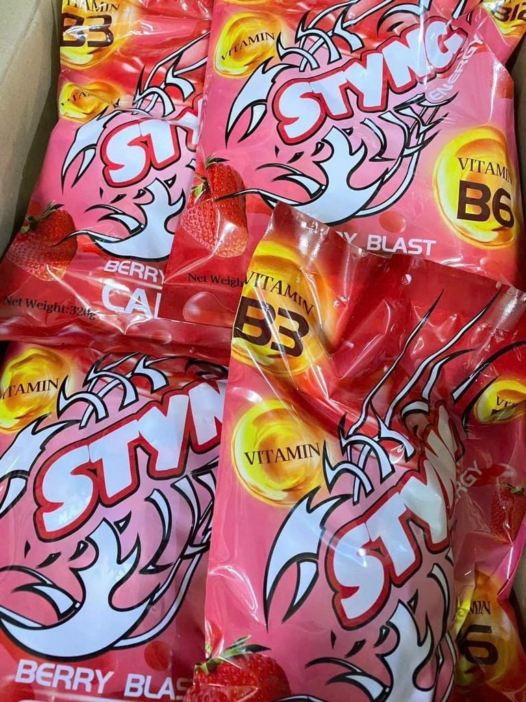 Kẹo Tăng Lực Sting Dâu