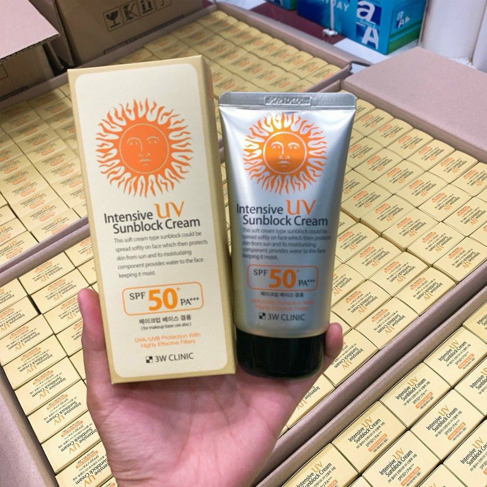 Kem chống nắng 3W Clinic SPF 50+ PA+++ 70ml