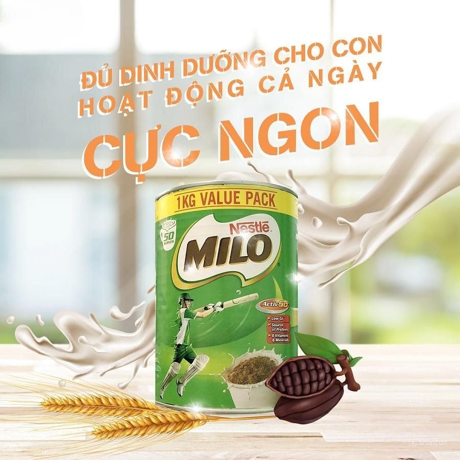 Sữa Bột Milo Úc Nestle - 1KG