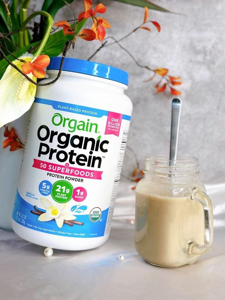Bột orgain organic protein & 50 super foods VANILLA BEAN- 1.22KG
