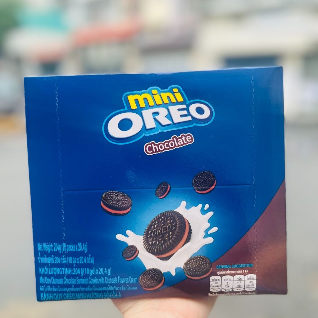 Hộp Bánh Mini Oreo - 10 gói x 20,4g
