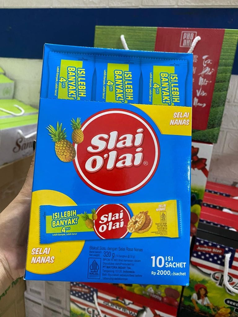 Bánh Quy Nhân Mứt Dứa Slai O'lai - 320G