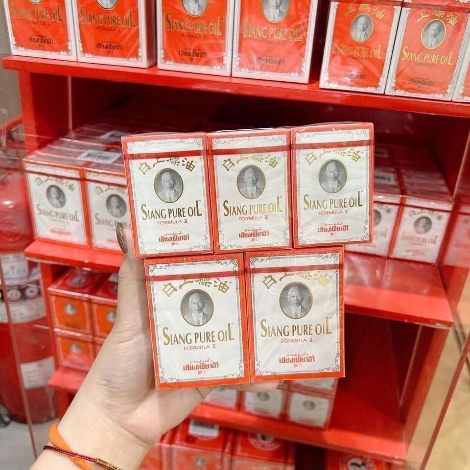 Dầu gió Thái Lan Siang Pure Oil FORMULA 2 - 3cc