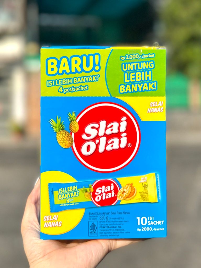 Bánh Quy Nhân Mứt Dứa Slai O'lai - 320G