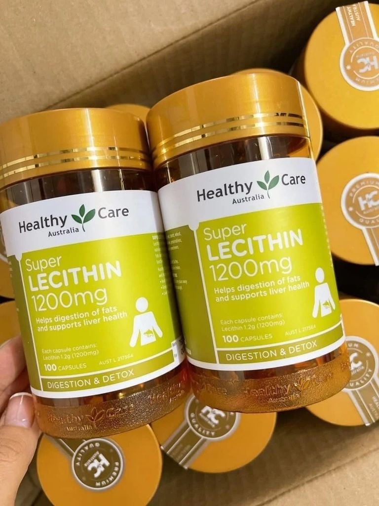 Viên Uống Mầm Đậu Nành Healthy Care Super Lecithin 1200mg - 100 viên