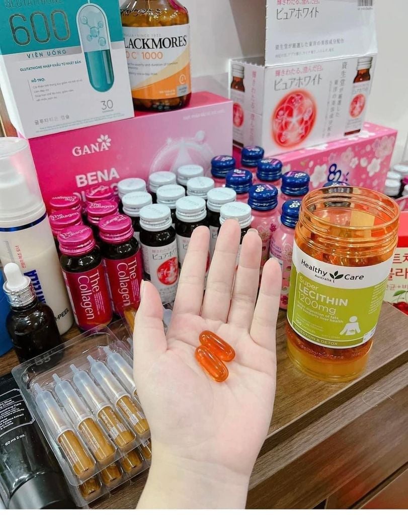 Viên Uống Mầm Đậu Nành Healthy Care Super Lecithin 1200mg - 100 viên