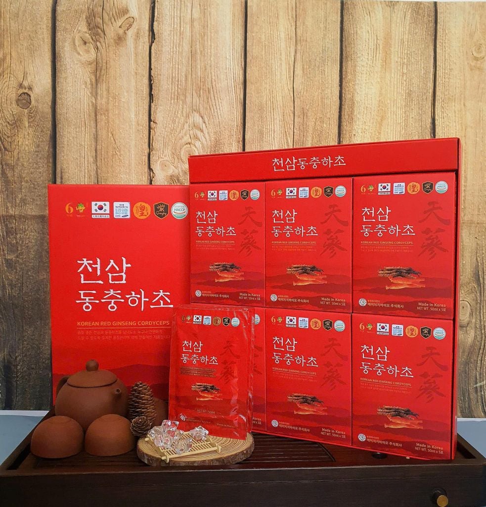 Thiên Sâm Đông Trùng - (Hộp 10 gói x 50ml)