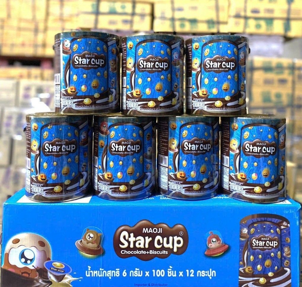 Socola Cup Starcup Maoji - 6g x 100h (Hộp)