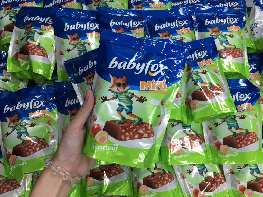 Socola Hạt Phỉ Babyfox Mini - 120g