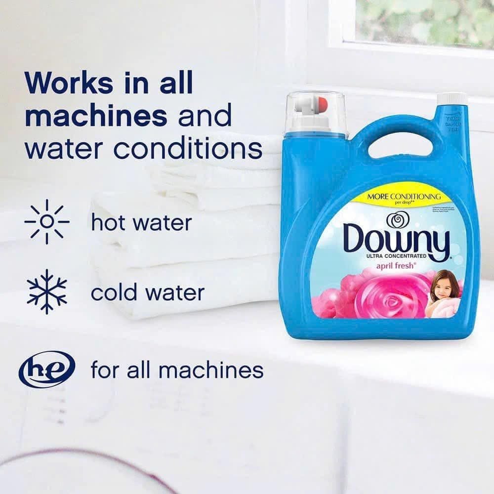 Nước xả vải DOWNY Soft April Fresh 2 in 1 - 4.45L