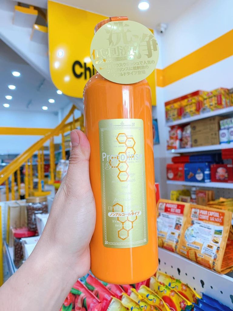 Nước Súc Miệng Cam Nhật Bản Propolinse 600ml