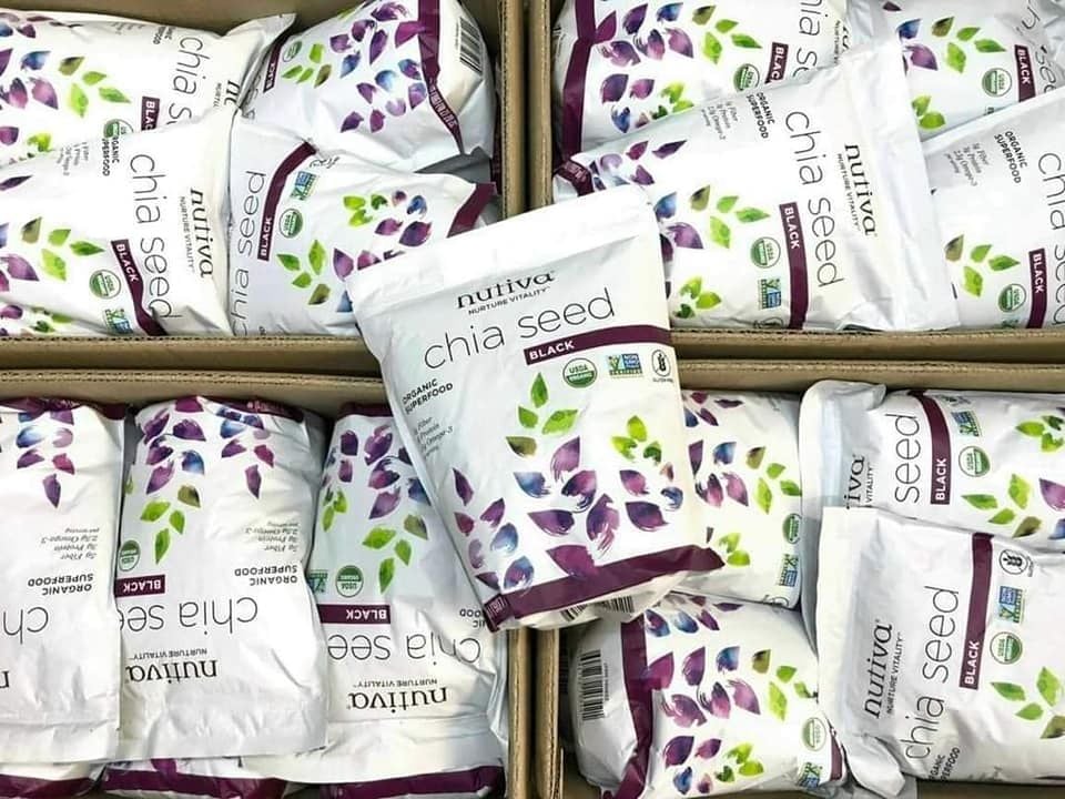 Hạt Chia Nutiva Organic Chia Seed Black 907g