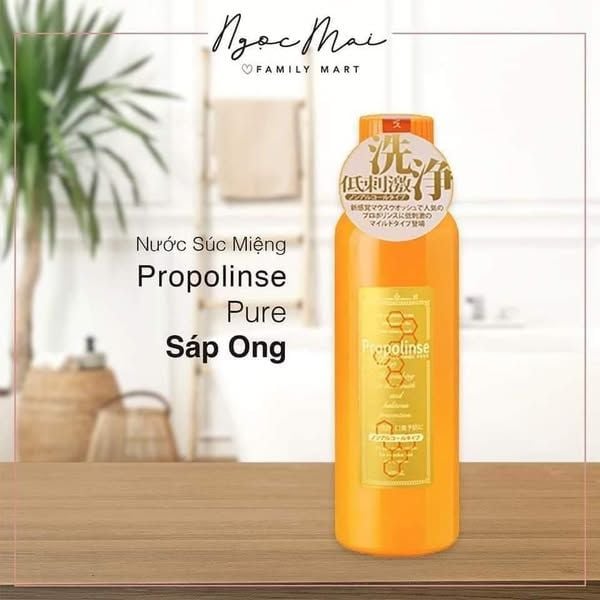 Nước Súc Miệng Cam Nhật Bản Propolinse 600ml