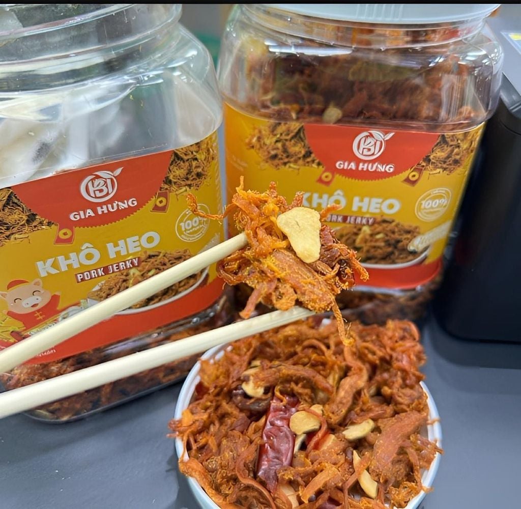 Khô Heo Cháy Tỏi - 500g