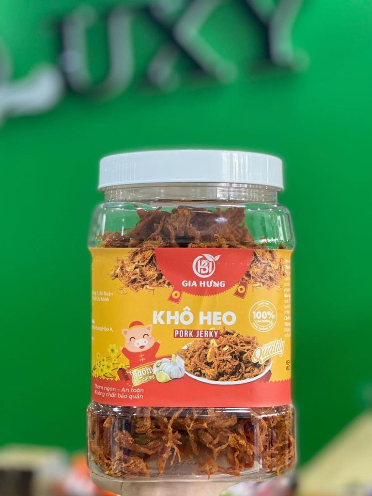 Khô Heo Cháy Tỏi - 500g
