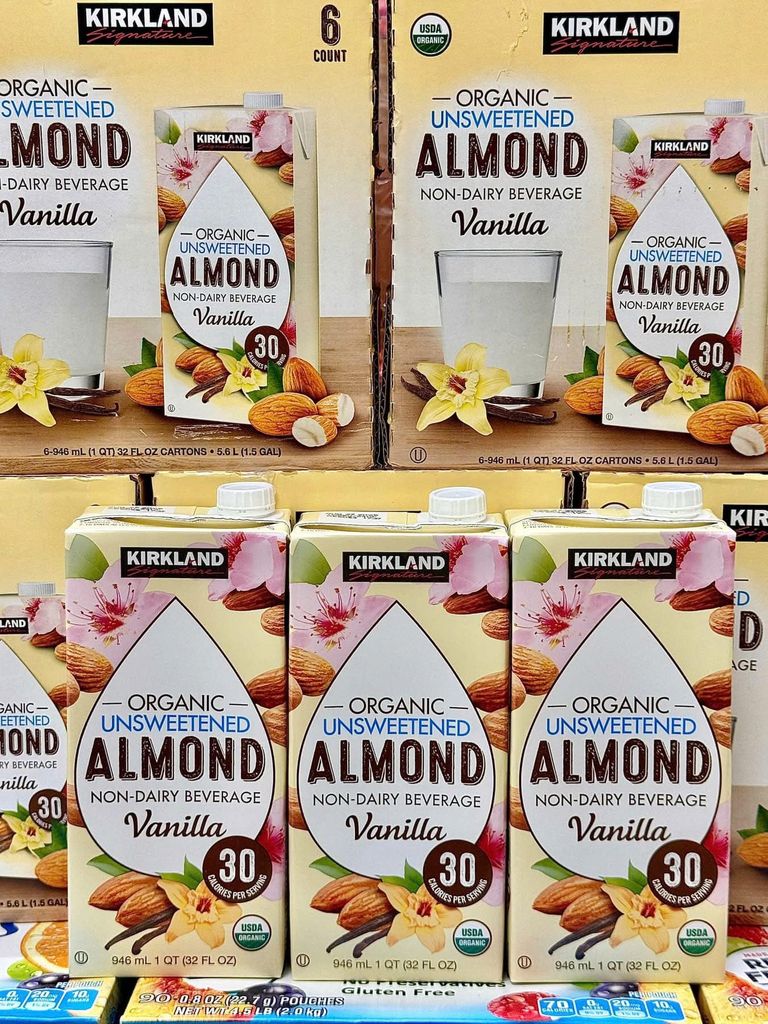 Sữa Hạnh Nhân Kirkland Organic Unsweetened Almond - 946ML