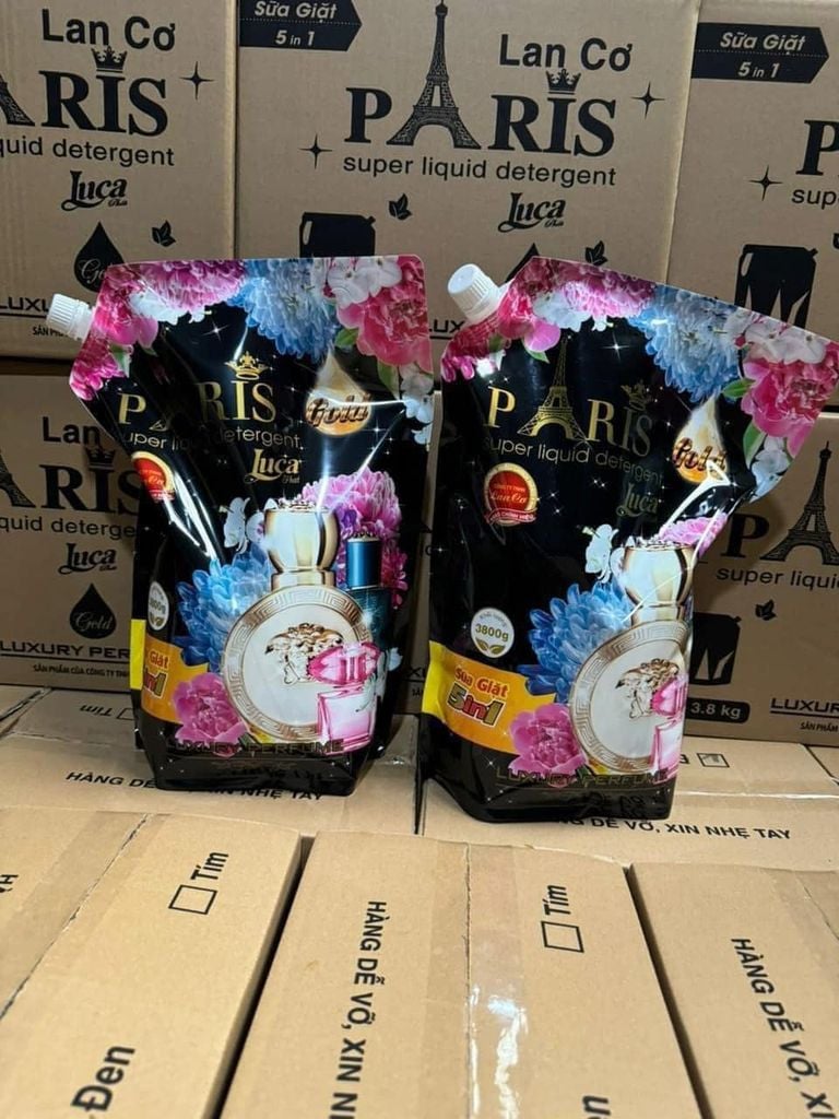 Nước Giặt Paris Lan Cơ - 2.2L | Giặt Sạch, Thơm Lâu, Bảo Vệ Sợi Vải