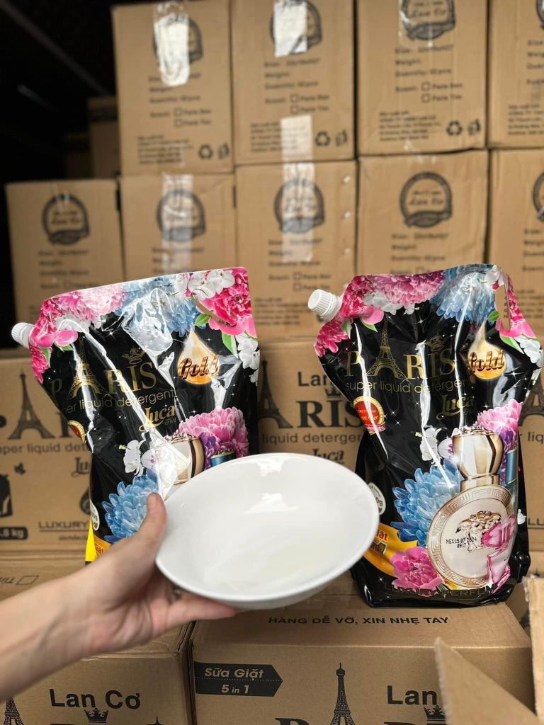 Nước Giặt Paris Lan Cơ - 2.2L | Giặt Sạch, Thơm Lâu, Bảo Vệ Sợi Vải