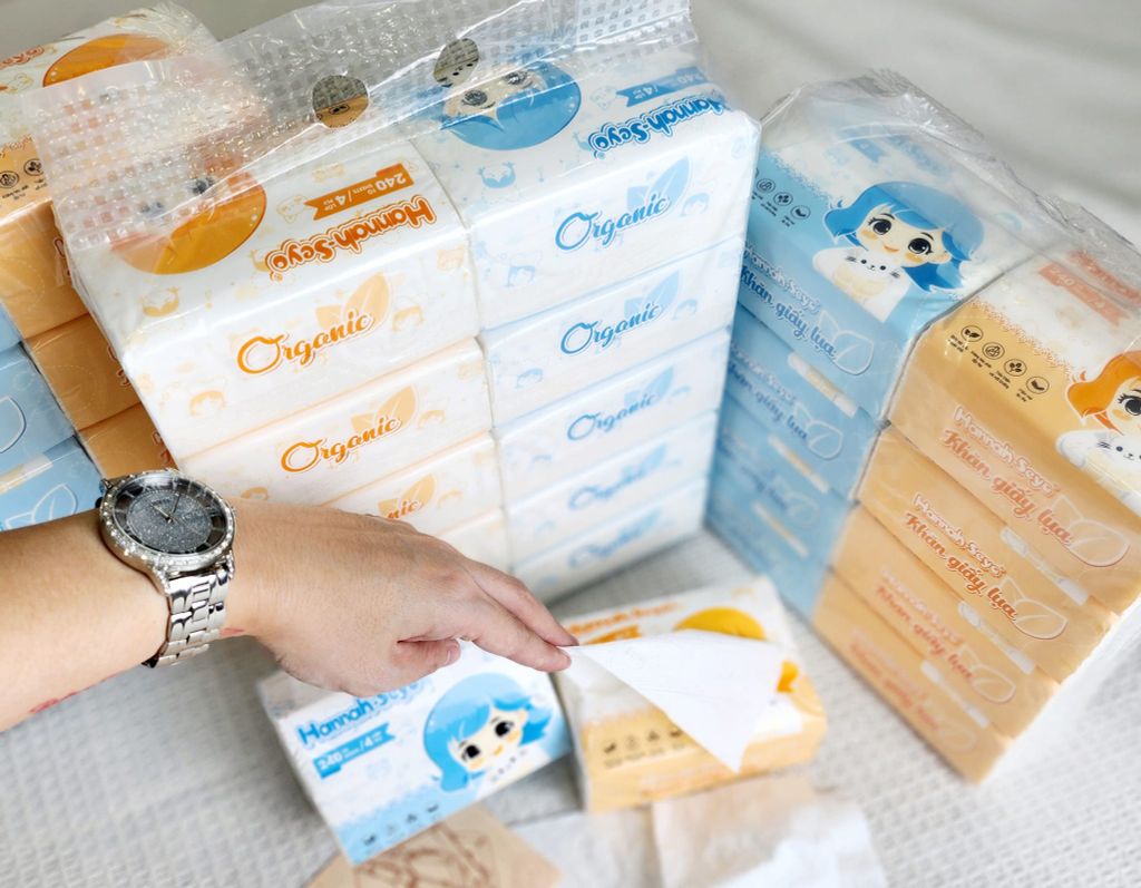 Khăn Rút Gói Hannah-Seyo - 240 TỜ