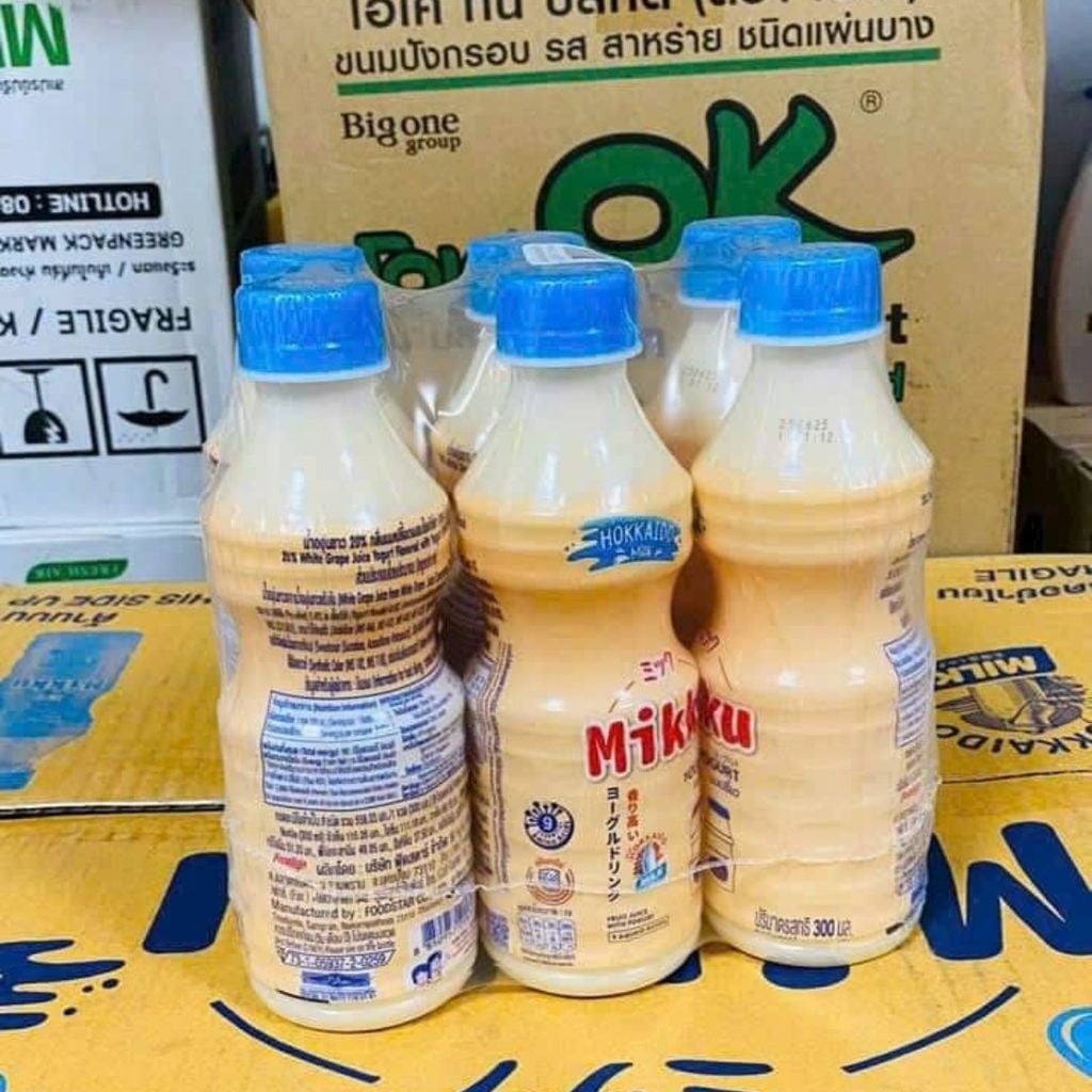 Sữa Chua FoodStar Mikku-300ml-lốc 6 chai