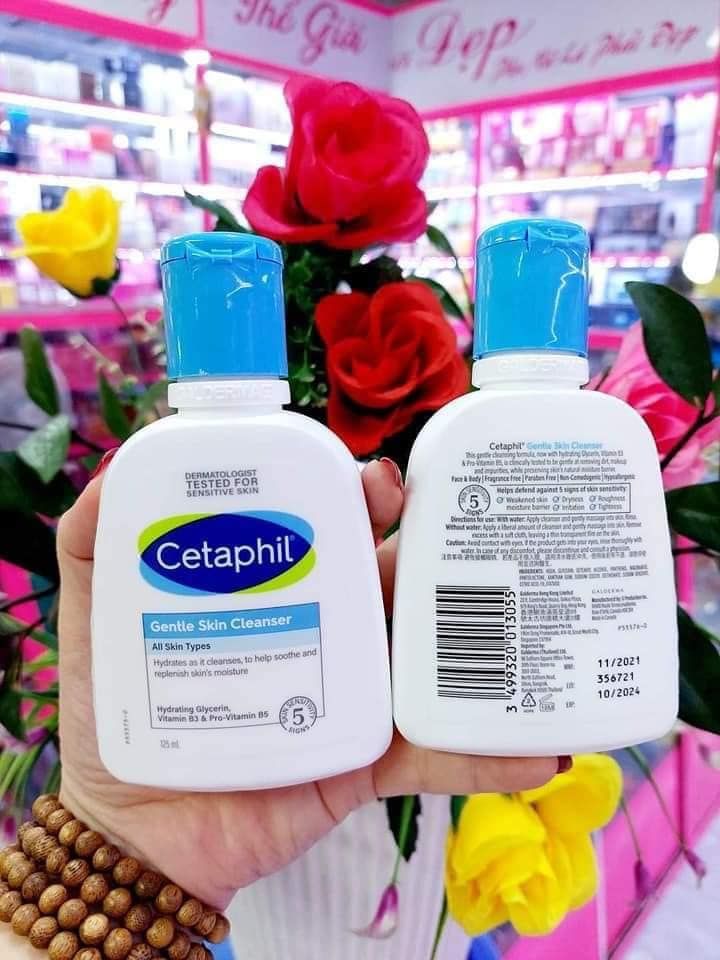 Sữa Rửa Mặt Cetaphil Cho Da Dầu, Nhạy Cảm – 125ml