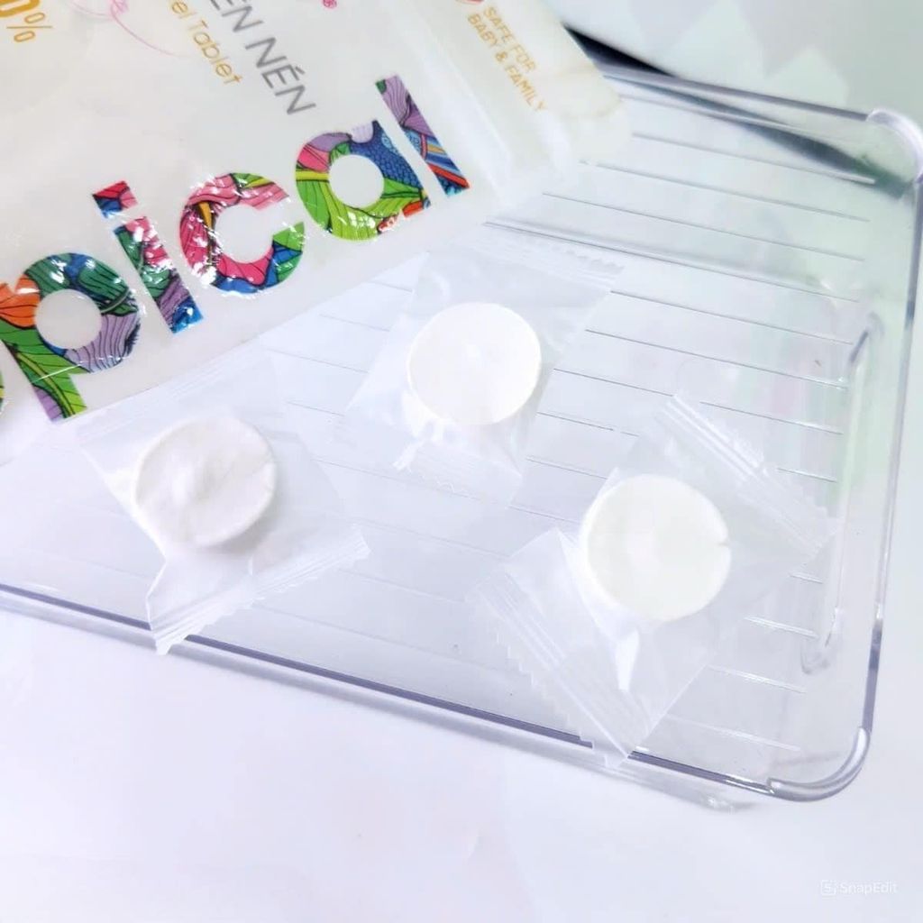 Khăn Mặt Viên Nén Mamamy Tropical 10 Viên