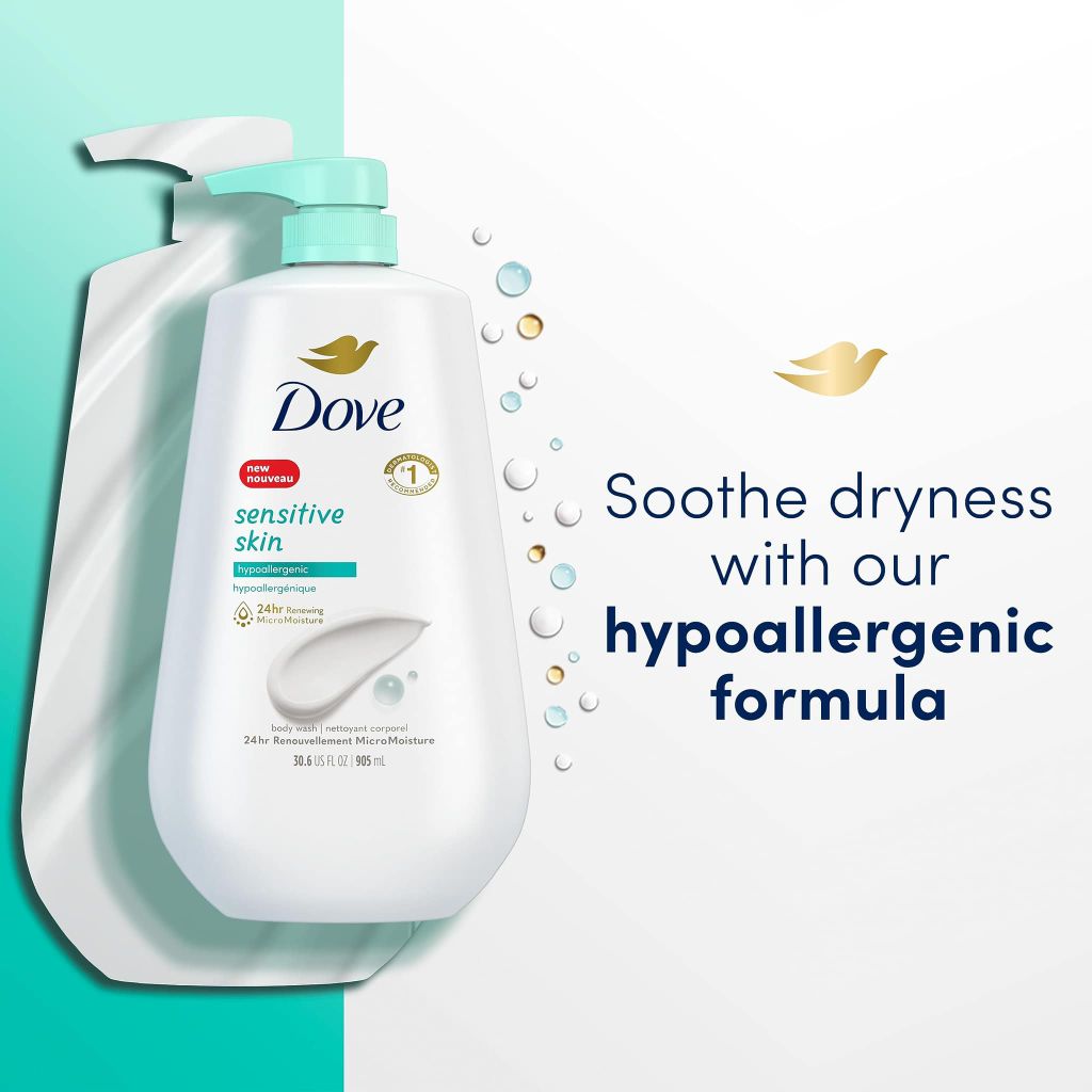 Sữa Tắm Dove Mỹ - Sensitive Skin 905ml