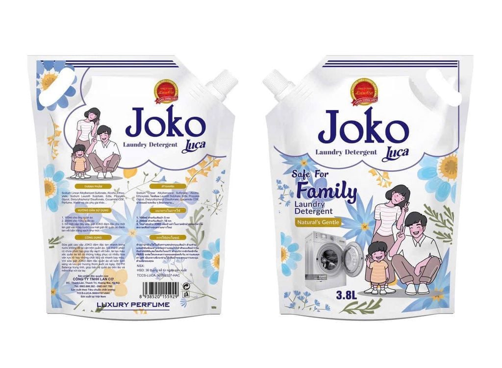 Nước Giặt Xả JOKO Baby & Family - 3.8L