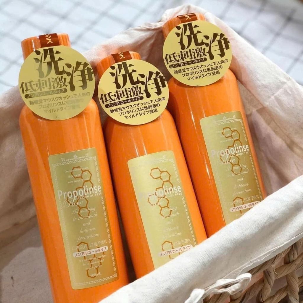 Nước Súc Miệng Cam Nhật Bản Propolinse 600ml