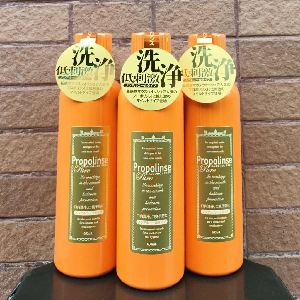 Nước Súc Miệng Cam Nhật Bản Propolinse 600ml
