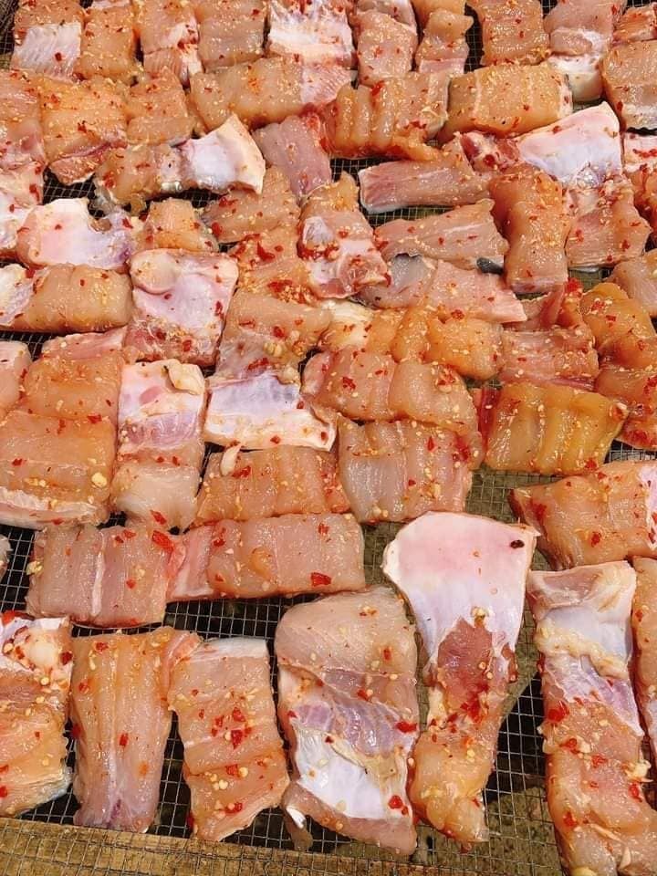 Cá Dứa Cắt Khúc Ướp Tỏi Ớt - 500g