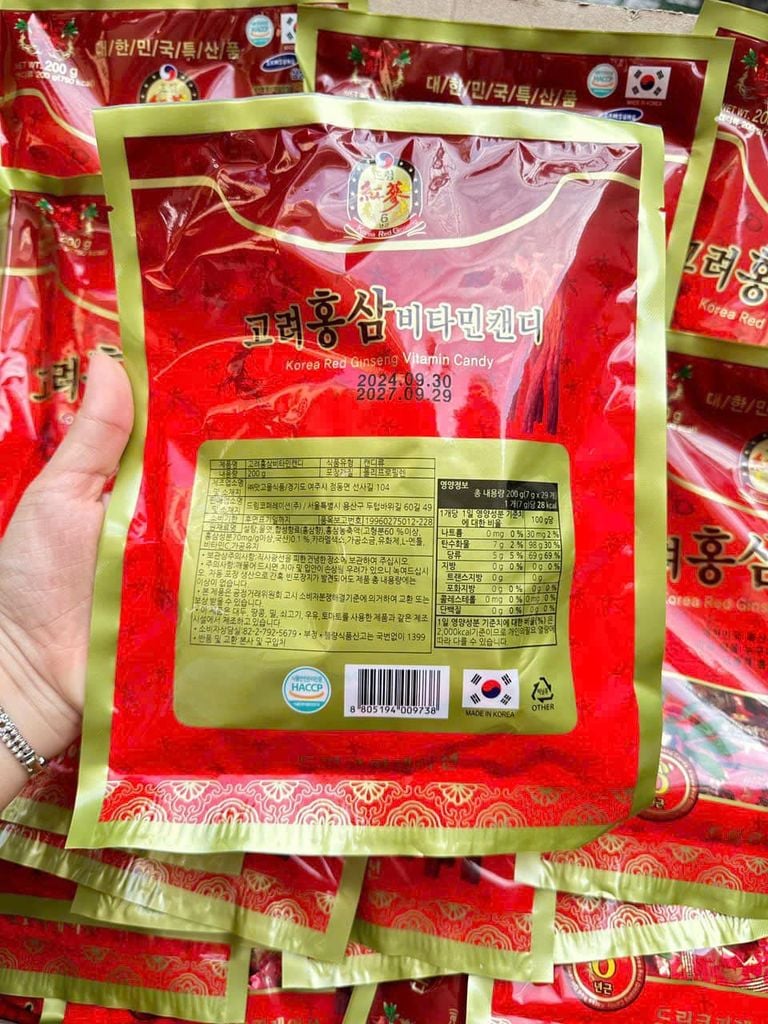 Kẹo Hồng Sâm Nonghuyp Hàn Quốc - 200g