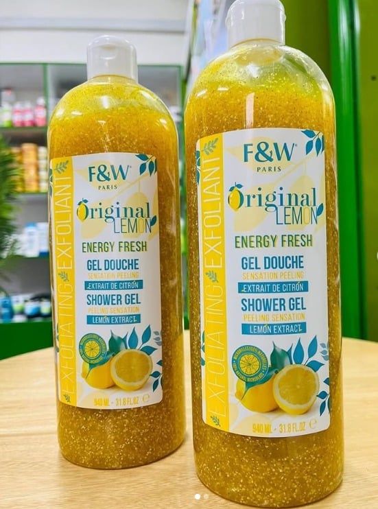 Sữa Tắm Hạt F&W Original Lemon 940ml (Chai)