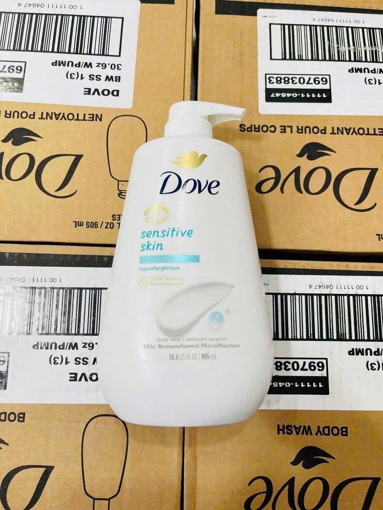 Sữa Tắm Dove Mỹ - Sensitive Skin 905ml