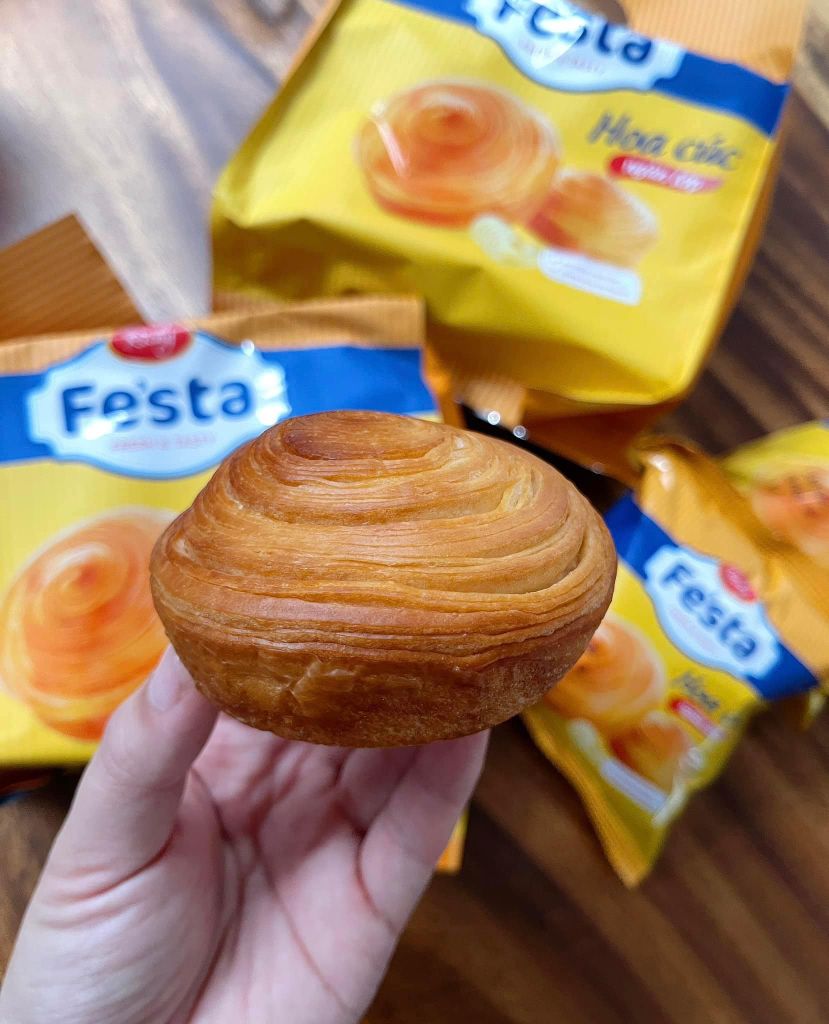 Bánh Mì Hoa Cúc Ngàn Lớp Richy Fe'sta - 120g