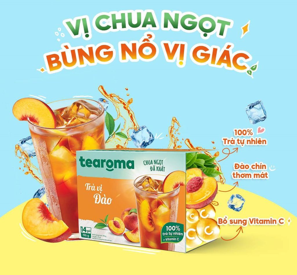 Trà Tearoma - Hộp 14 gói
