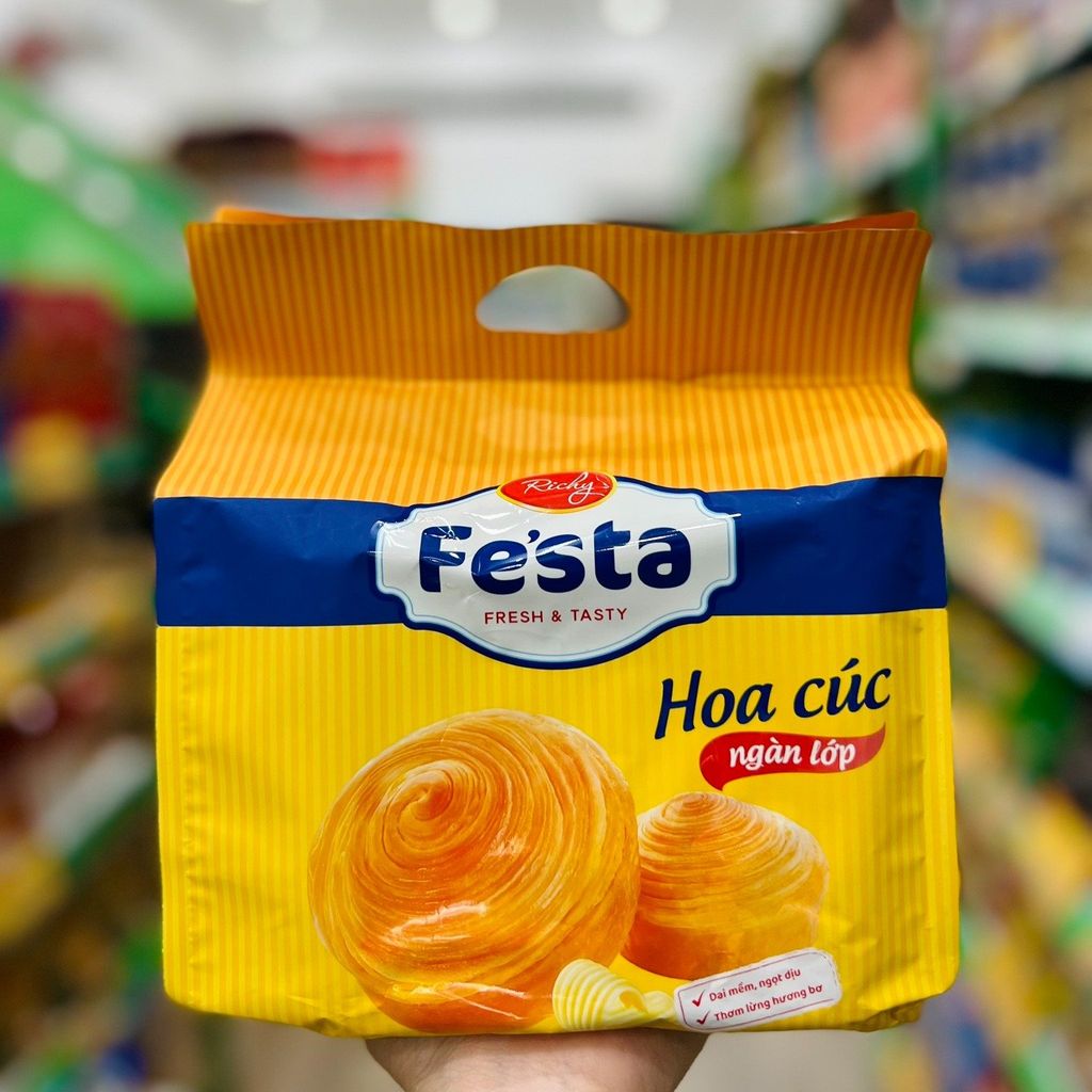 Bánh Mì Hoa Cúc Ngàn Lớp Richy Fe'sta - 120g