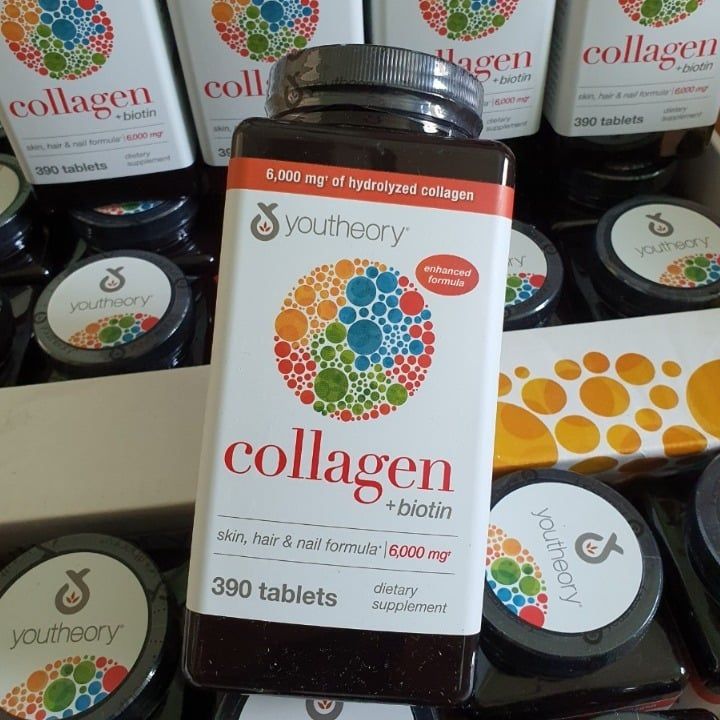 YOUTHEORY – Collagen Biotin Skin hair & nail formula loại 390 viên