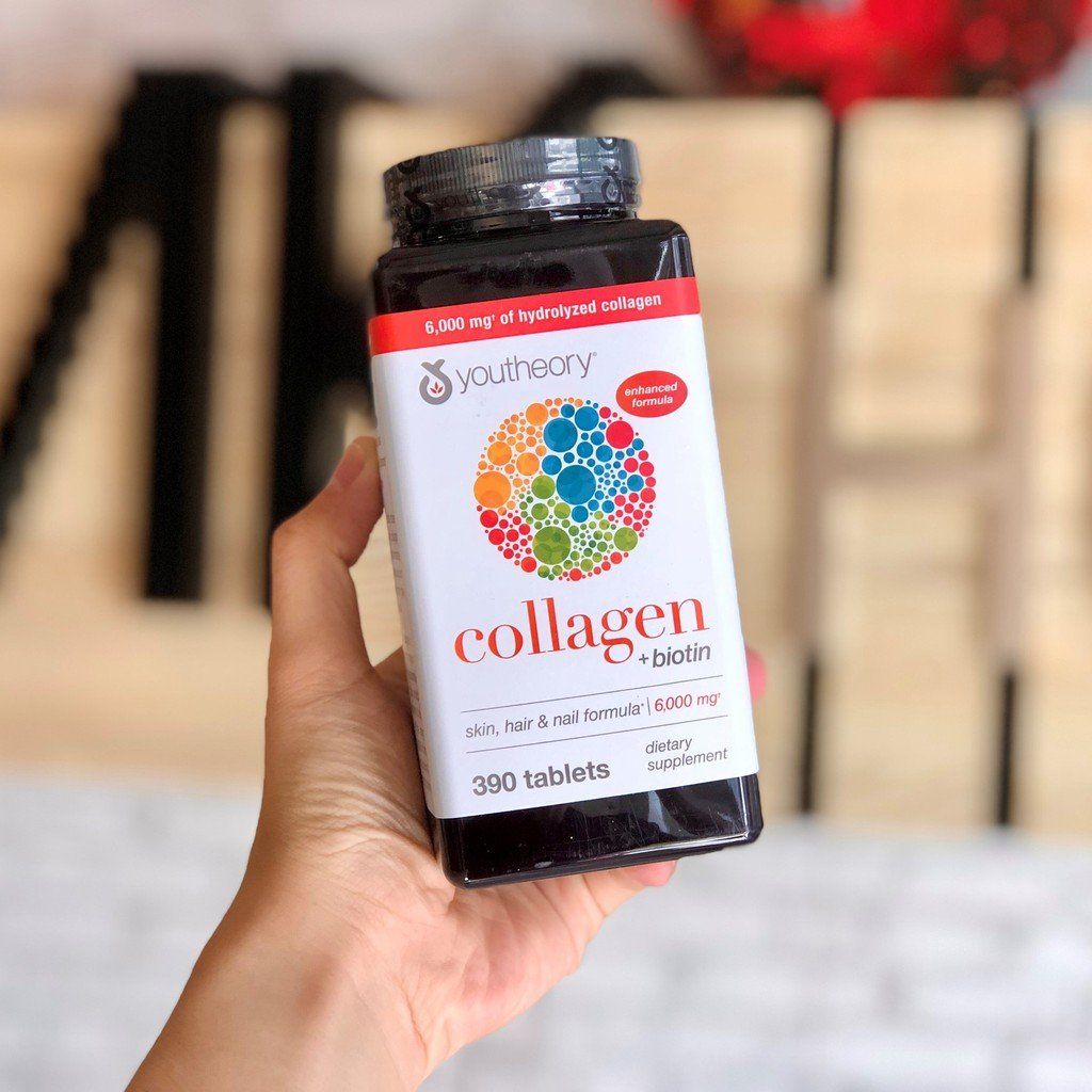 YOUTHEORY – Collagen Biotin Skin hair & nail formula loại 390 viên