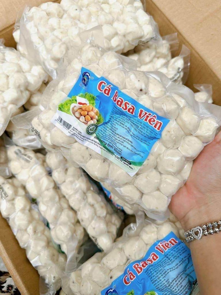 Cá Basa Viên - Gói 500gr