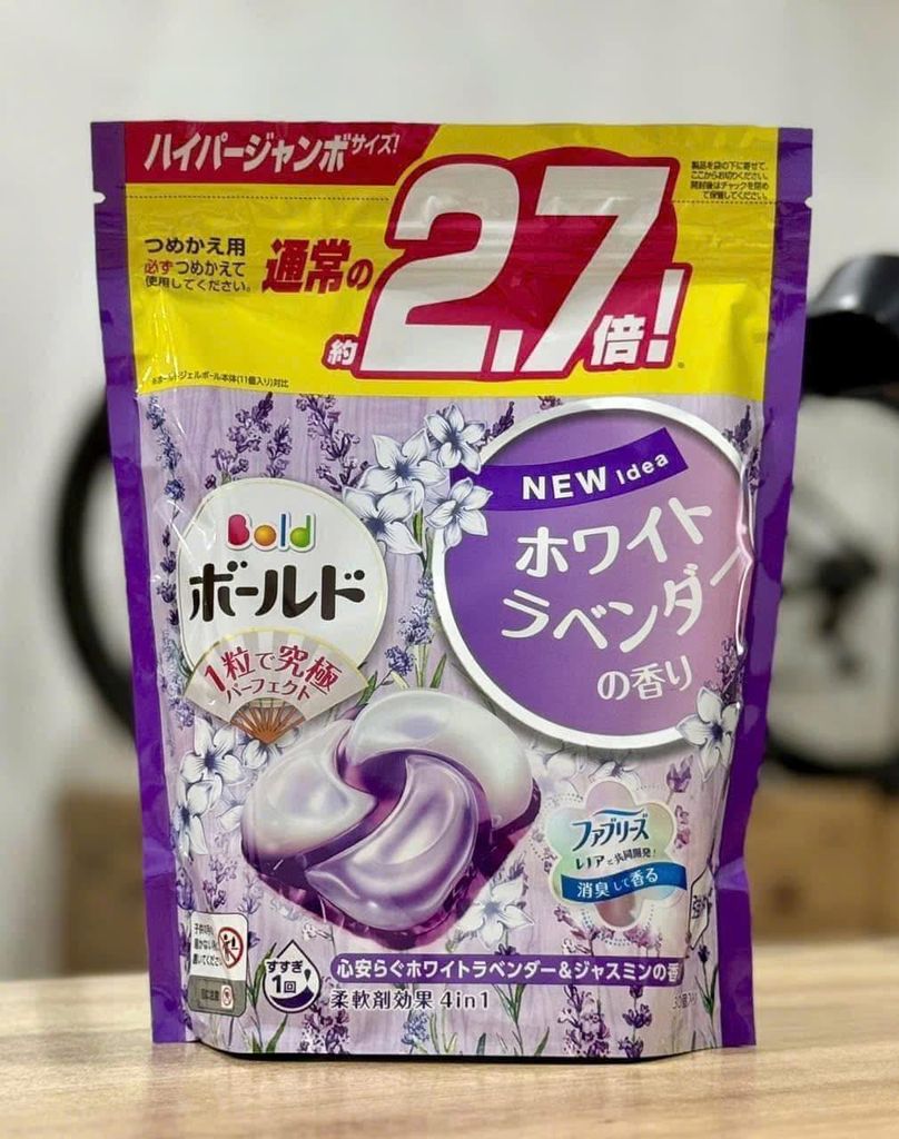 Viên giặt Bold Nhật 30 Viên (2.7) - Hương Oải Hương