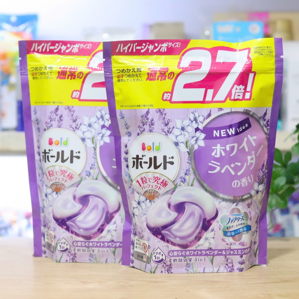 Viên giặt Bold Nhật 30 Viên (2.7) - Hương Oải Hương