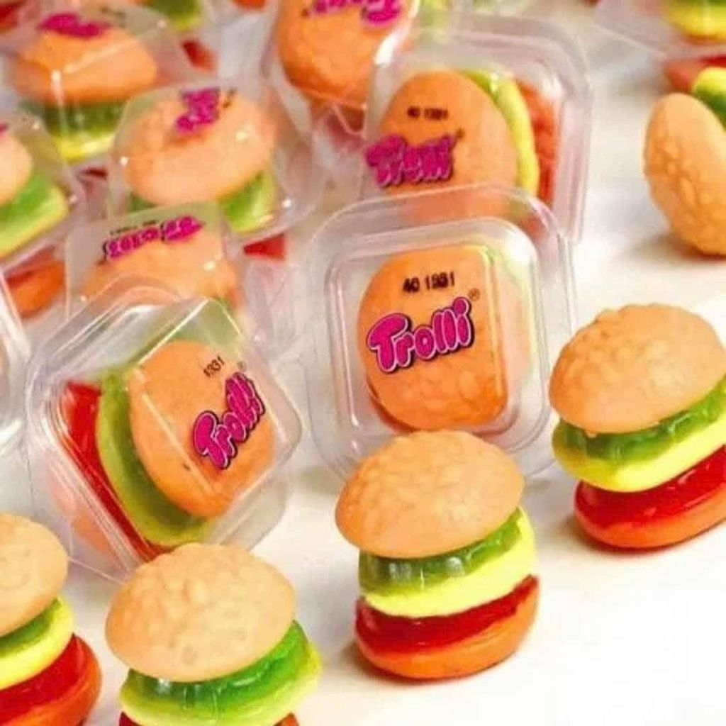 Kẹo Dẻo Mini Burger Trolli 600g