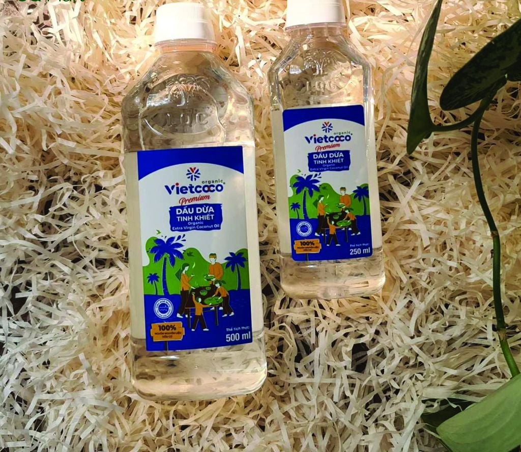 Dầu Dừa Tinh Khiết Vietcoco - 500ml (Chai)